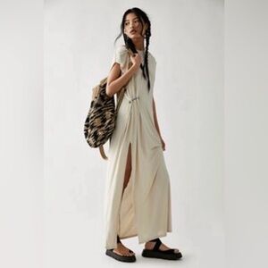 Free People Bianca Maxi Dress - Sand Dollar